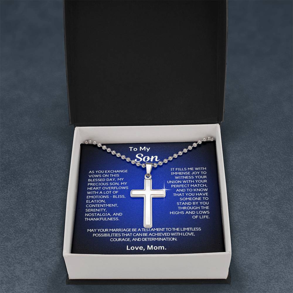 Gift from Mom to Son on his Wedding Day - It fills me with immense joy to witness your union!
