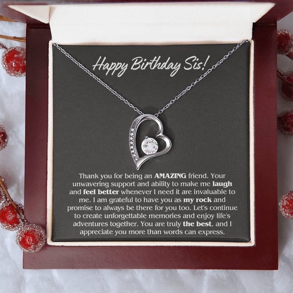 Happy Birthday Sis - Gift for Sister - I appreciate you more than words can express