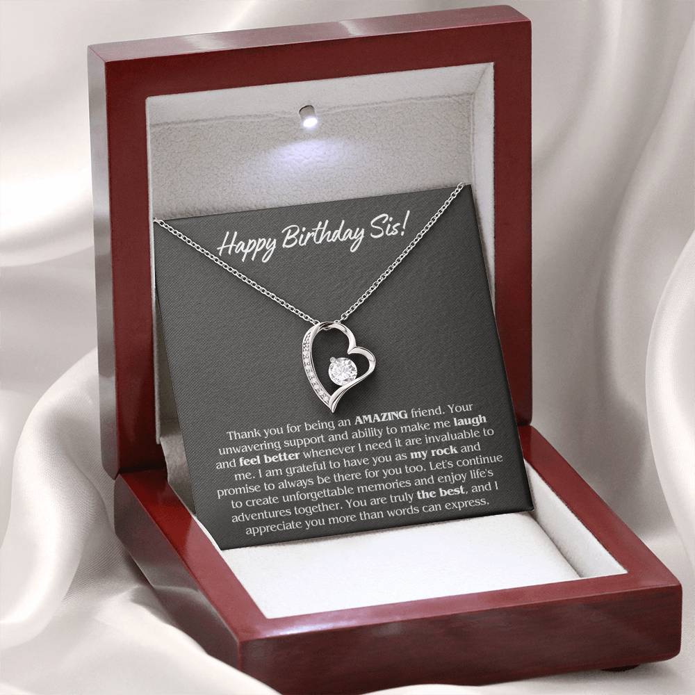Happy Birthday Sis - Gift for Sister - I appreciate you more than words can express