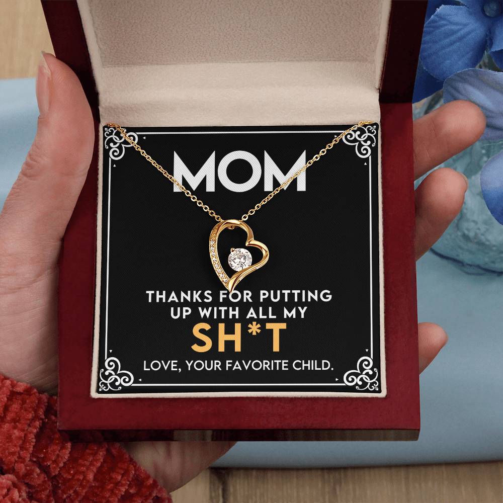 Gift for Mom - Mother's Day,Birthday,Special Occassion Gift for Mother - Forever Love Necklace