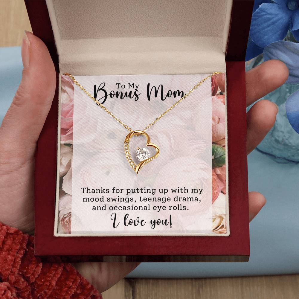 Gift for Bonus Mom - Mother's Day,Birthday,Special Occasion Present - I love You!