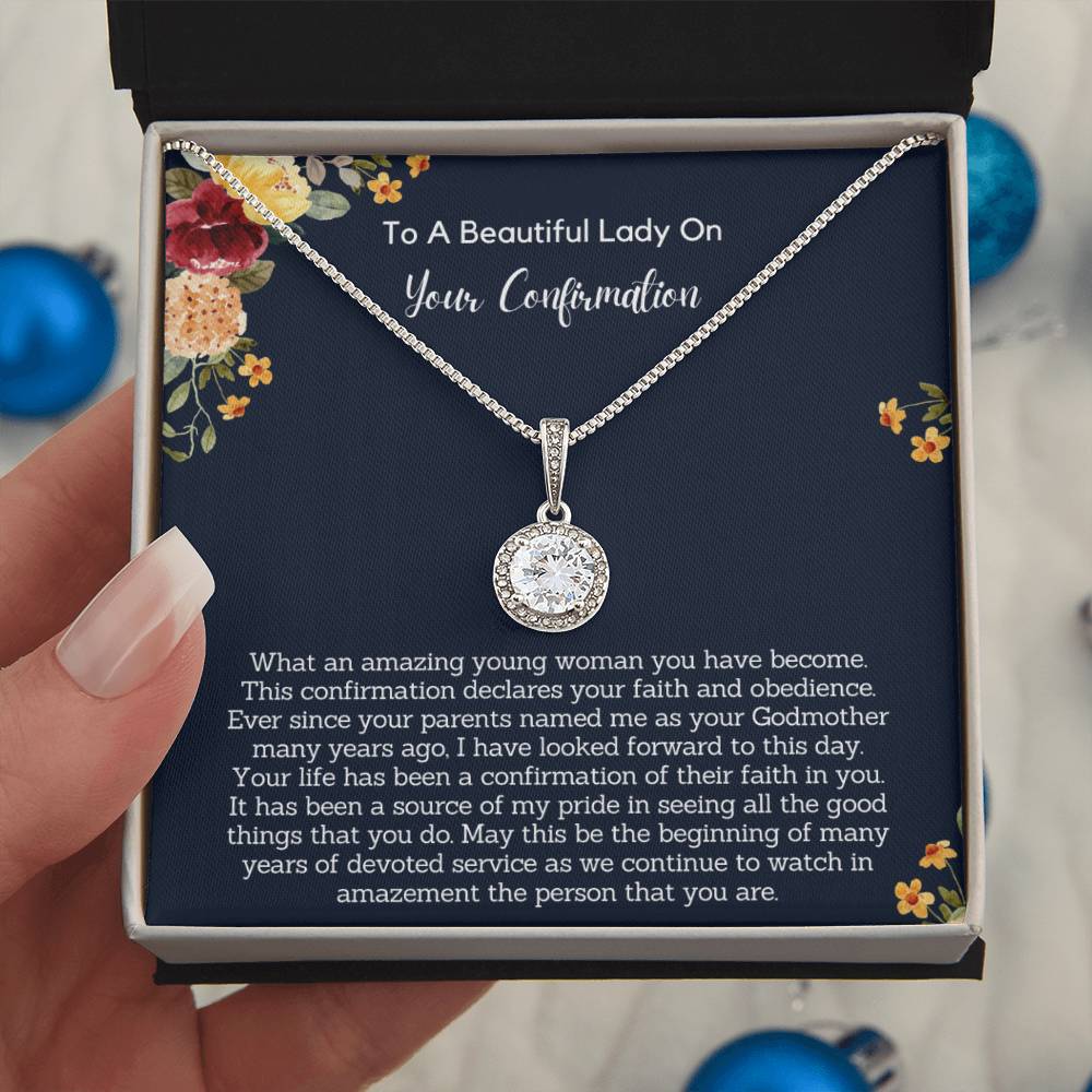 Confirmation Gift from Godmother to Goddaughter - Eternal Hope Necklace - What an amazing young woman you have become!