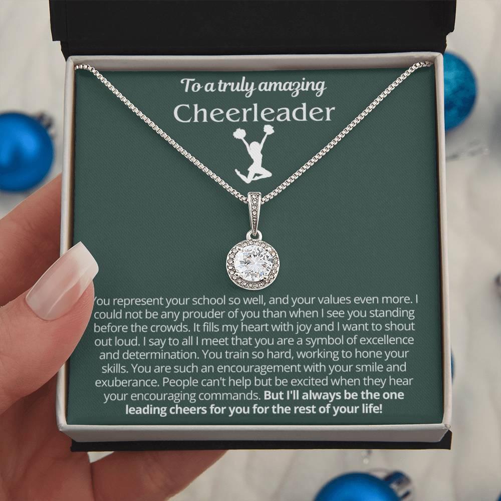 To a Truly Amazing Cheerleader - You represent your school so well, and your values even more!