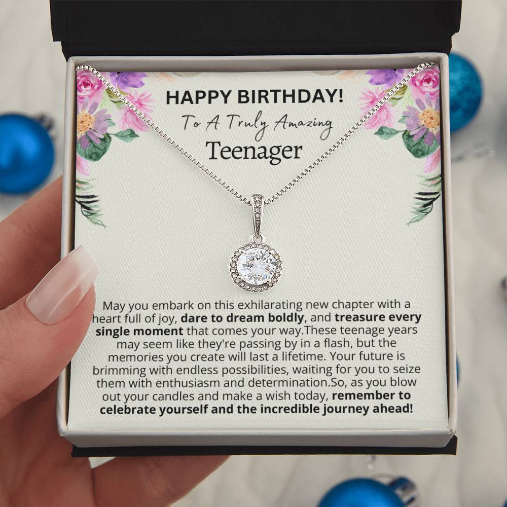 Birthday Gift for Teenager - May you embark on this exhilarating new chapter with a heart full of joy!