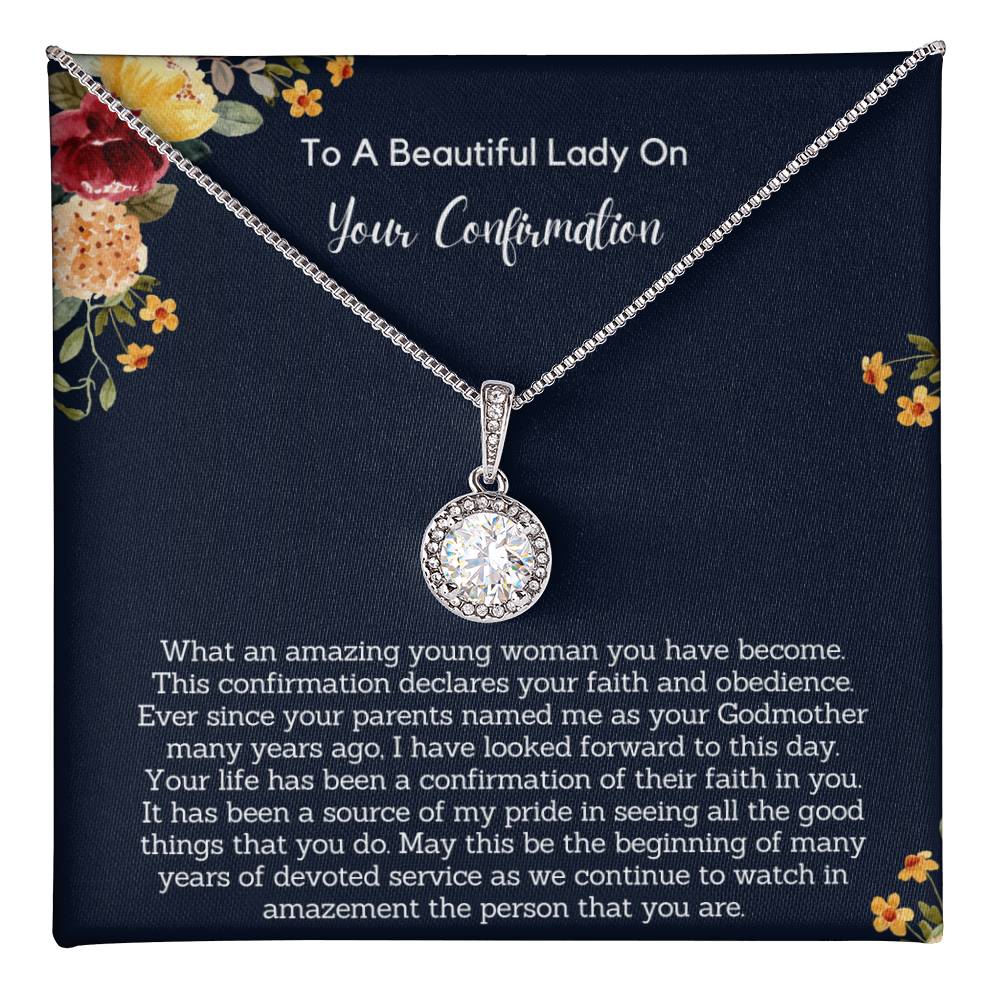 Confirmation Gift from Godmother to Goddaughter - Eternal Hope Necklace - What an amazing young woman you have become!