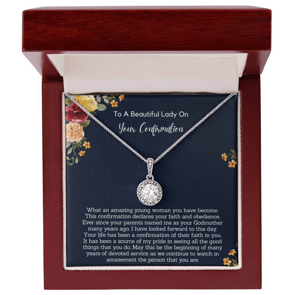 Confirmation Gift from Godmother to Goddaughter - Eternal Hope Necklace - What an amazing young woman you have become!