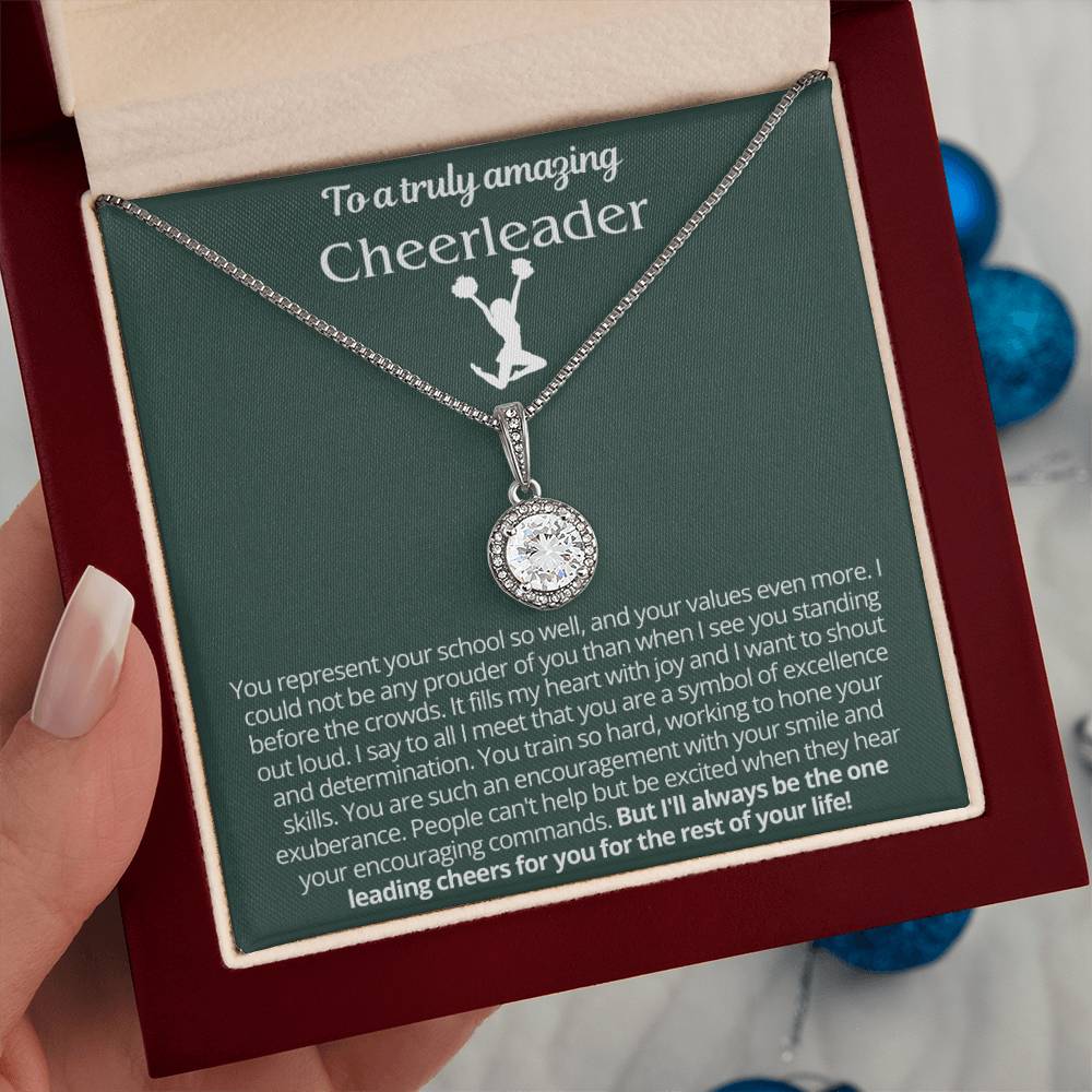 To a Truly Amazing Cheerleader - You represent your school so well, and your values even more!