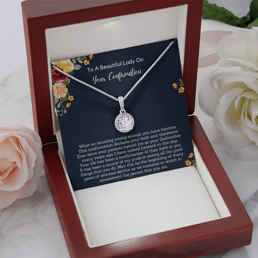 Confirmation Gift from Godmother to Goddaughter - Eternal Hope Necklace - What an amazing young woman you have become!