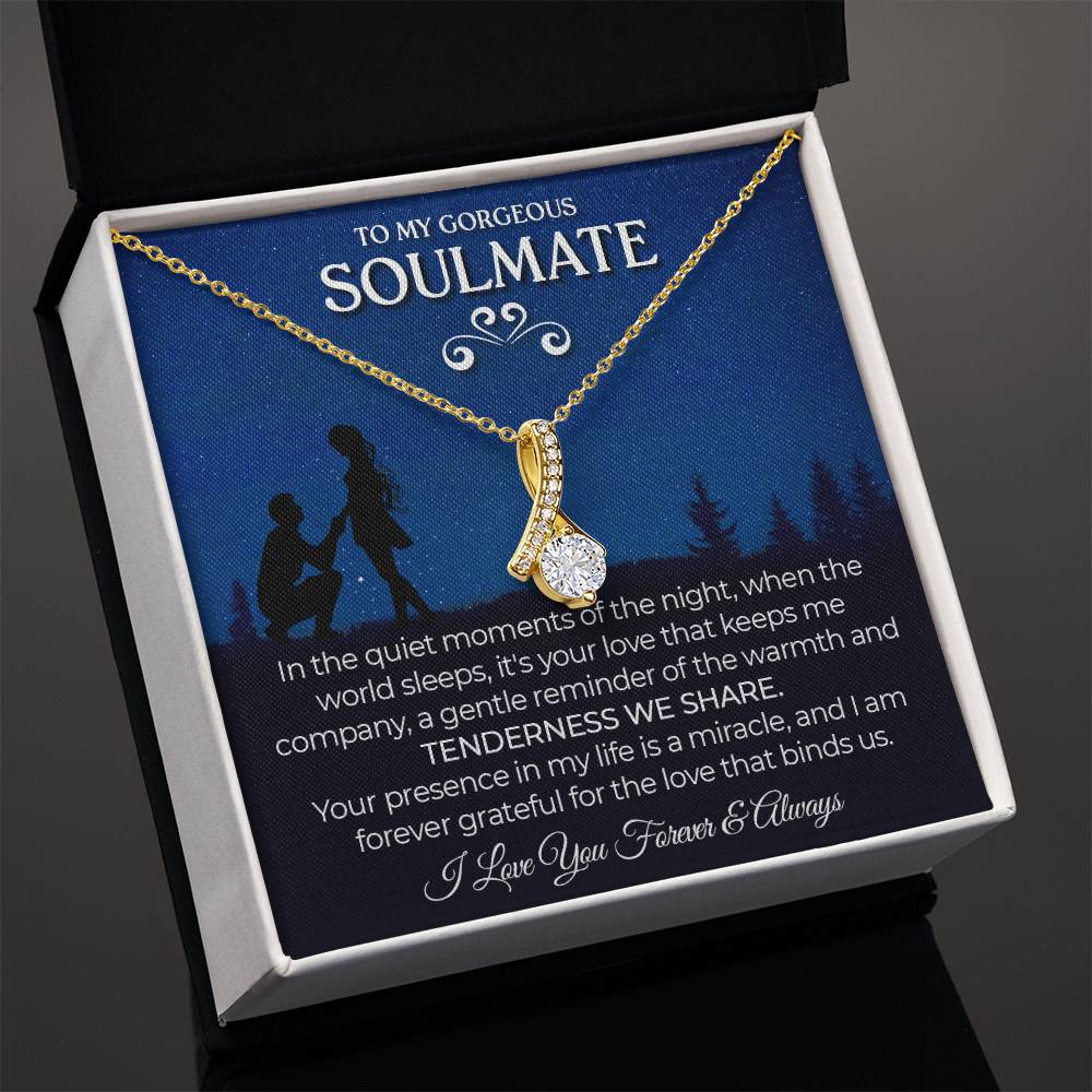 Gift for Soulmate - Romantic Gift for Her - I am forever grateful for the love that binds us