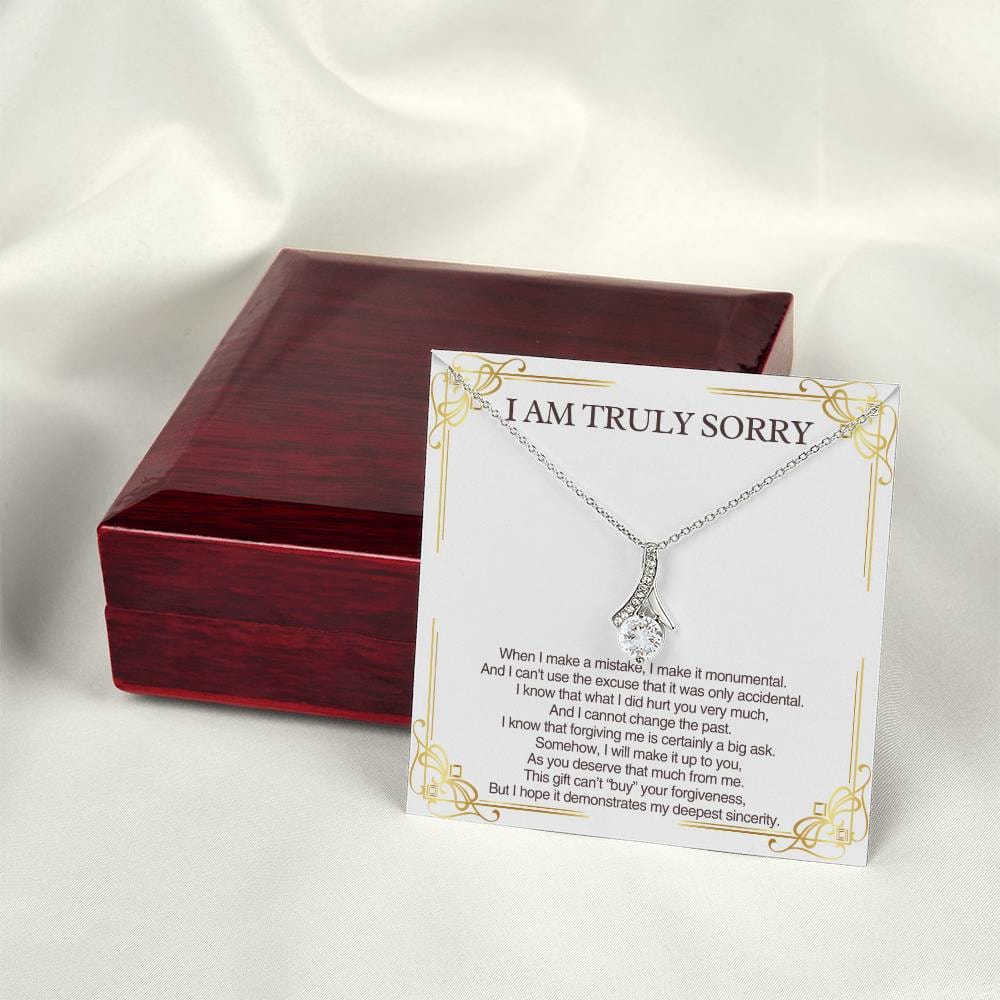 Perfect Apology Gift for Her - Alluring Beauty Necklace - Heartfelt Gift to say "I am Truly Sorry"