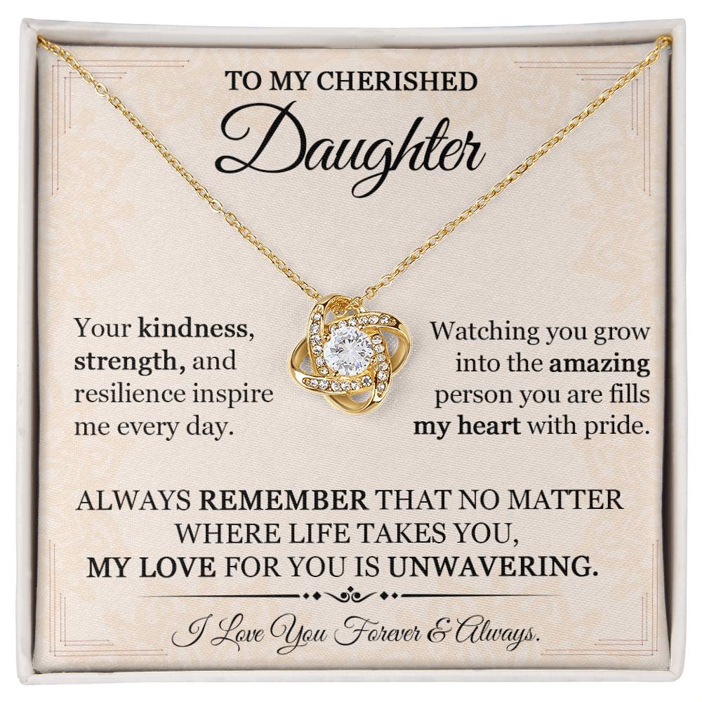 Gift for Daughter from Mother - My love for you in unwavering!