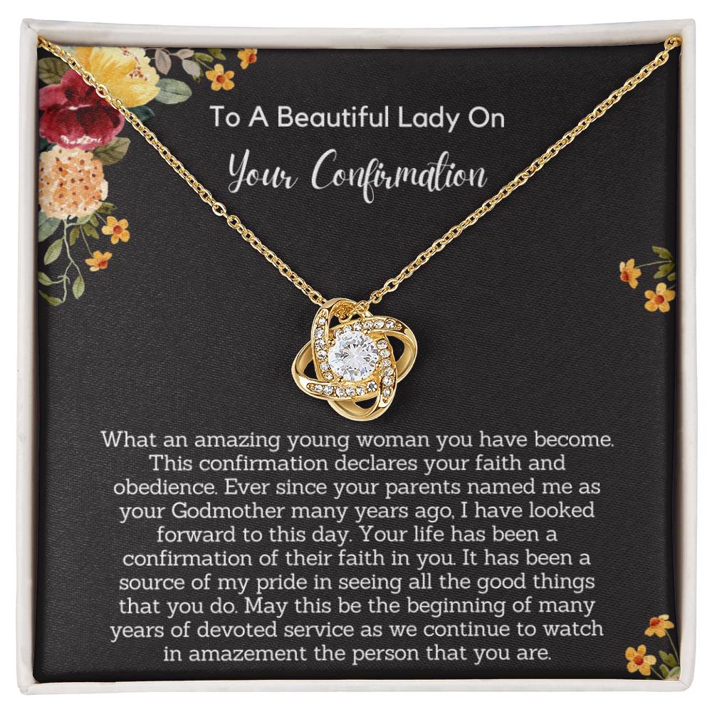 Confirmation Gift from Godmother to a Beautiful Lady - What an amazing young woman you have become!