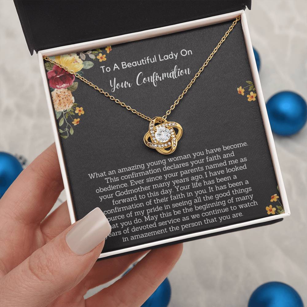 Confirmation Gift from Godmother to a Beautiful Lady - What an amazing young woman you have become!