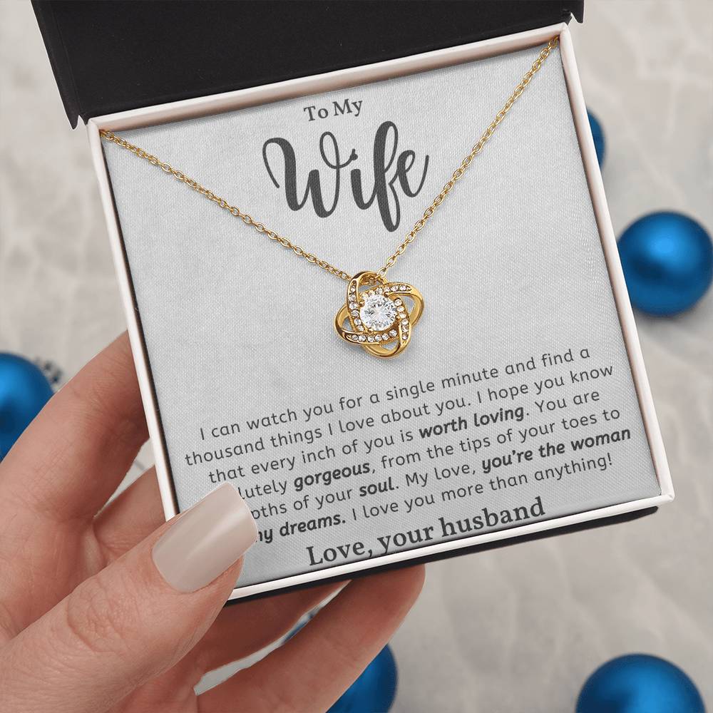 Romantic Gift for Wife - My love, I Love You more than anything!
