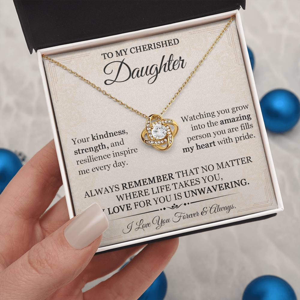 Gift for Daughter from Mother - My love for you in unwavering!