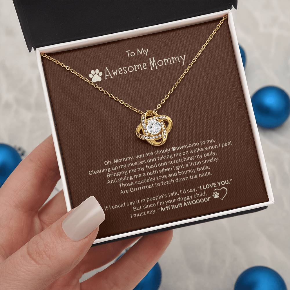 Gift for Dog Mom,Dog Mama - If I could say it in people's talk, I'd say I LOVE YOU!