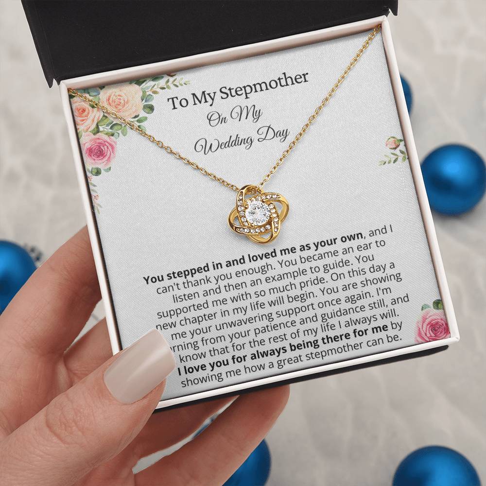 Gift from Bride to Stepmother - You stepped in and loved me as your own!