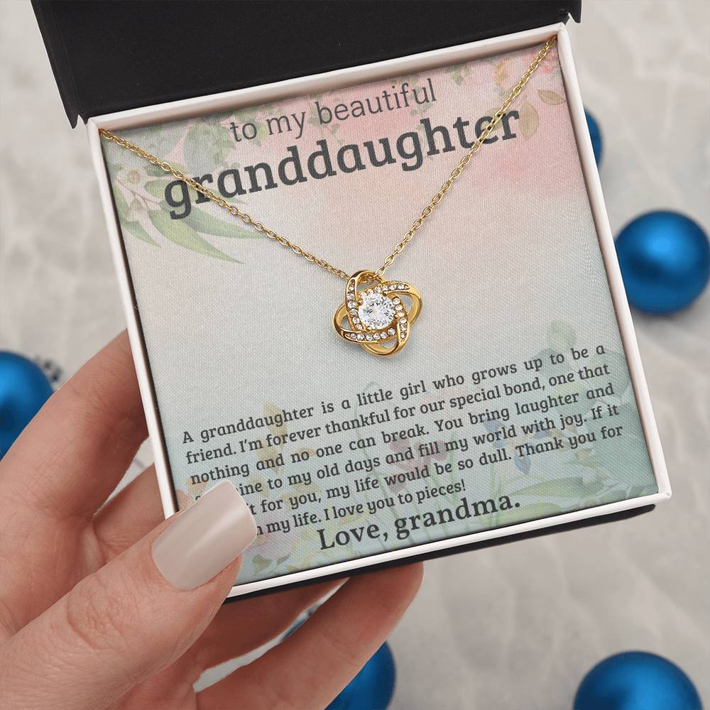 Gift for Granddaughter from Grandma - ThankYou For Being In My Life!