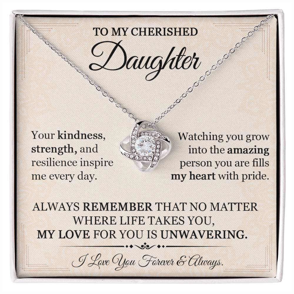 Gift for Daughter from Mother - My love for you in unwavering!