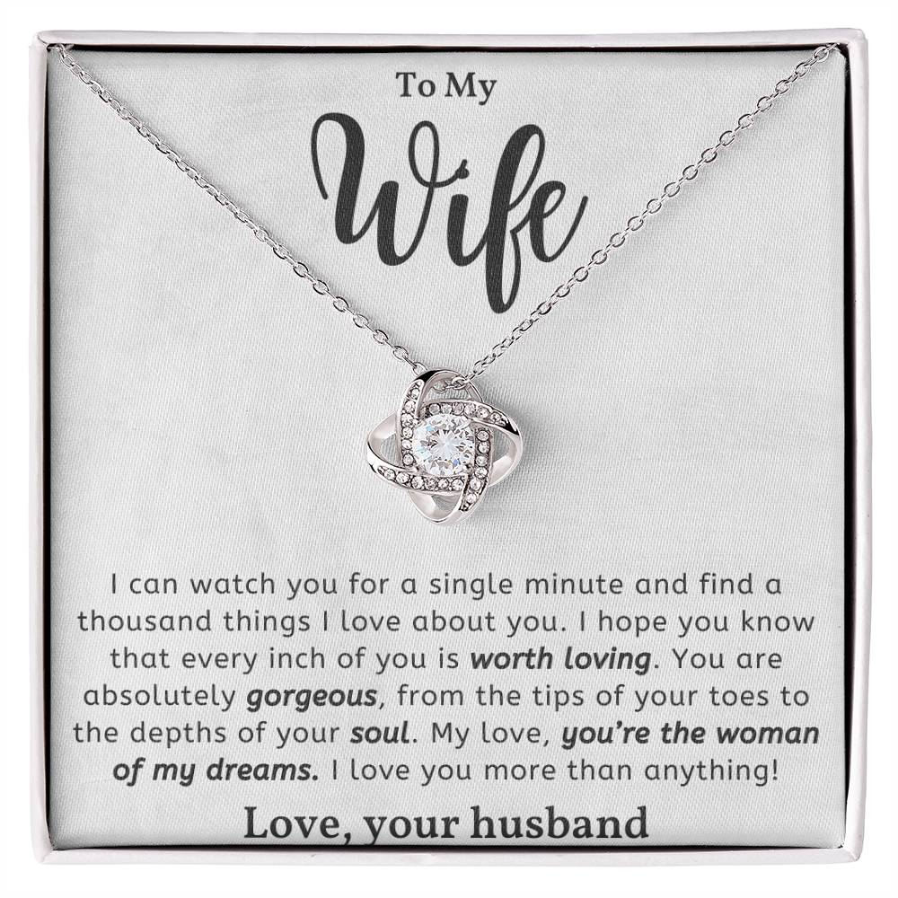 Romantic Gift for Wife - My love, I Love You more than anything!