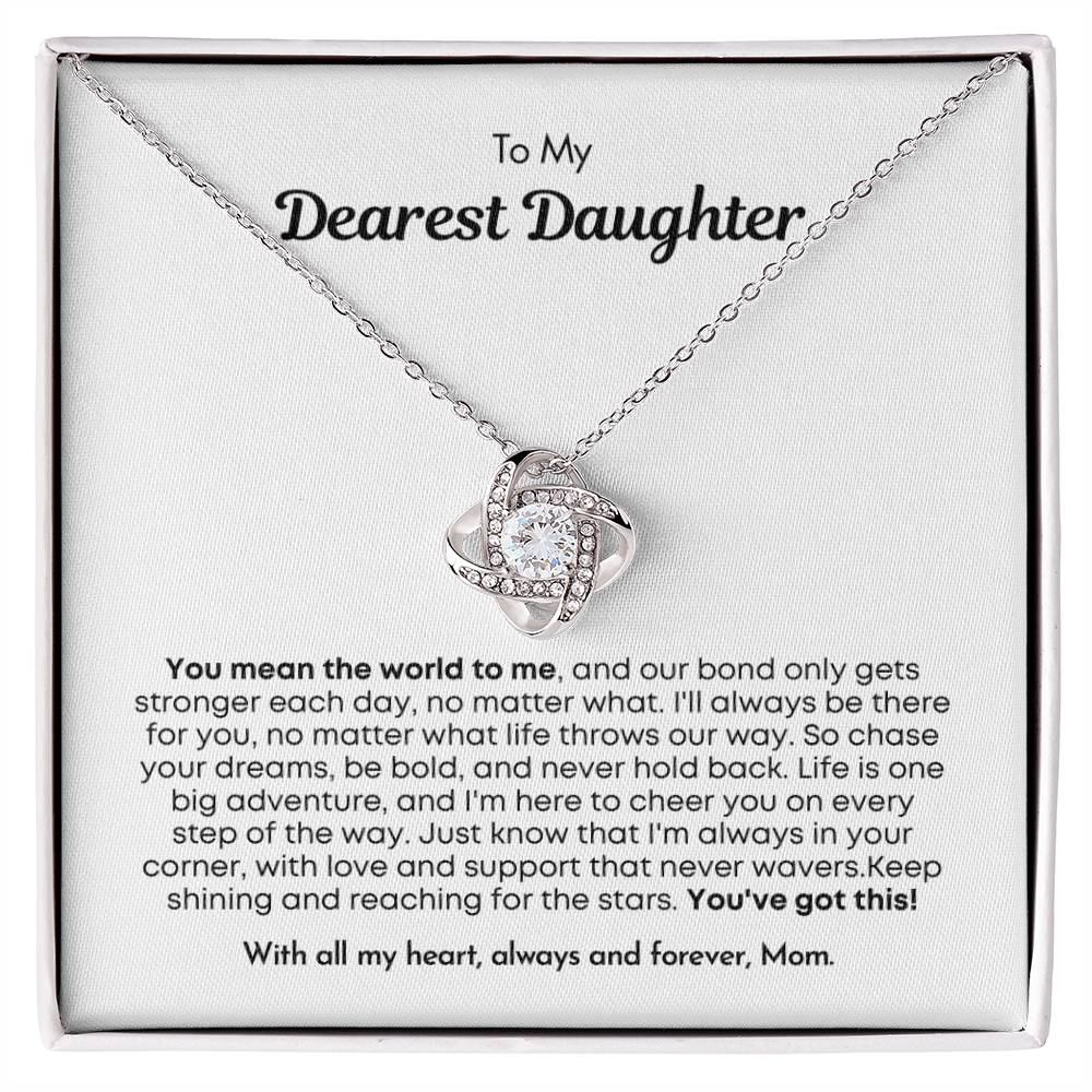 Gift for Daughter from Mom - You mean the world to me, You've got this!