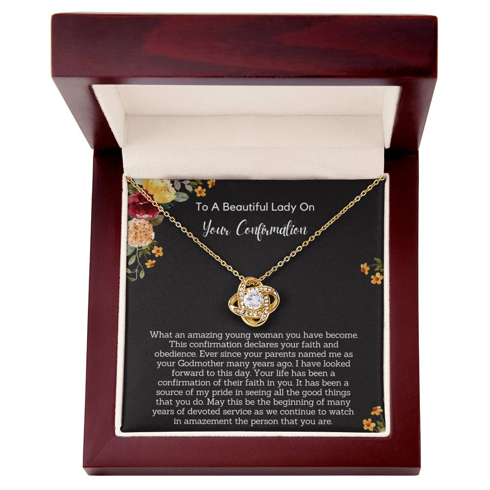 Confirmation Gift from Godmother to a Beautiful Lady - What an amazing young woman you have become!