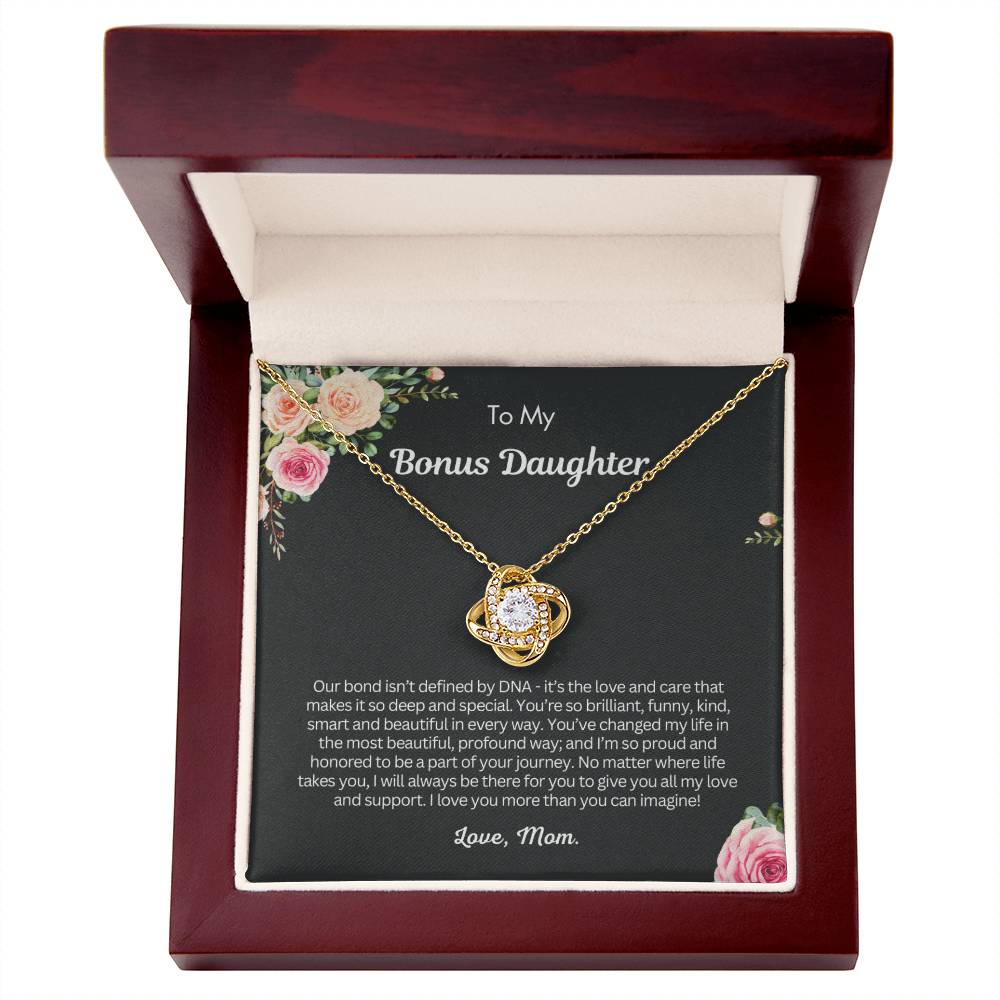Gift for Bonus Daughter - I love you more than you can imagine!