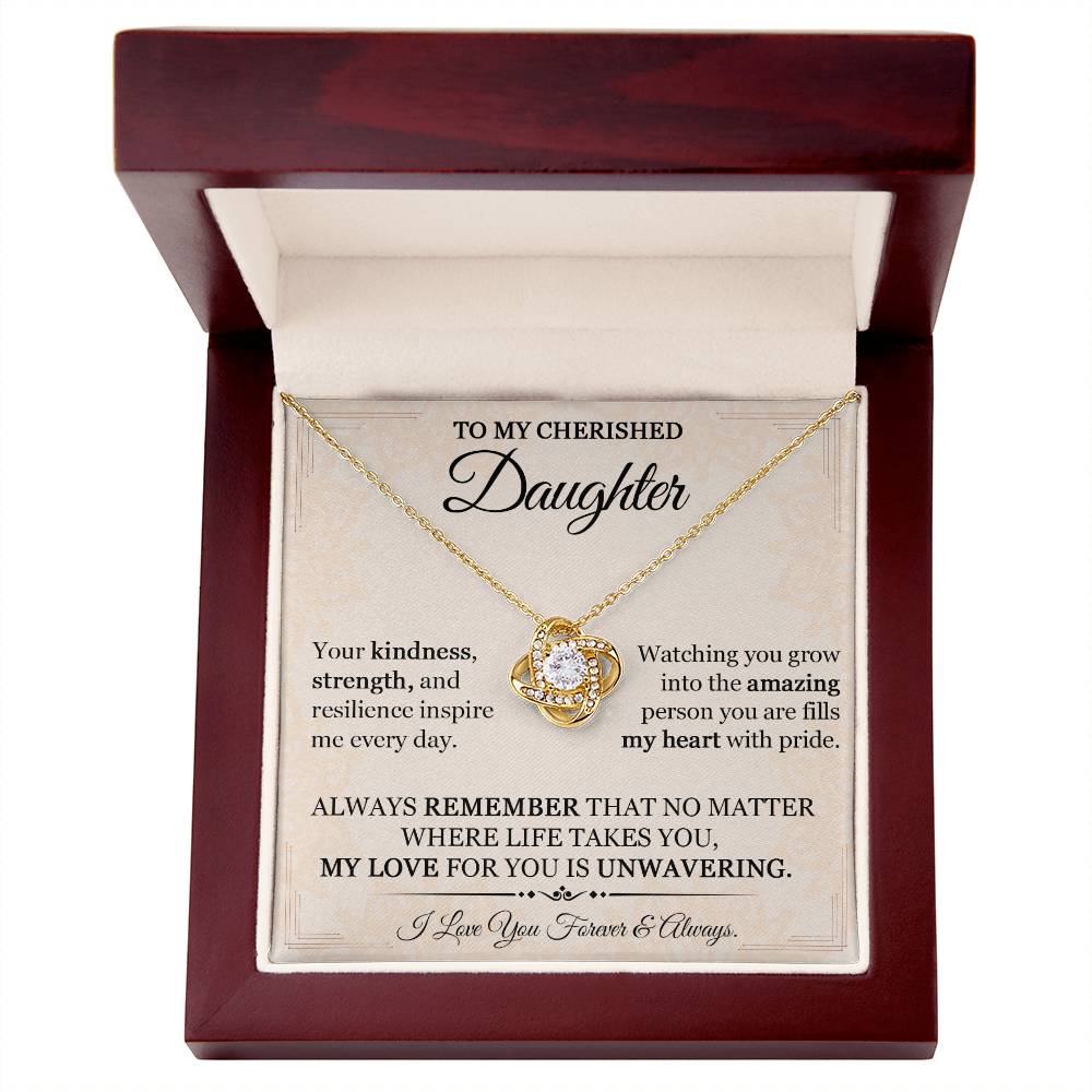 Gift for Daughter from Mother - My love for you in unwavering!