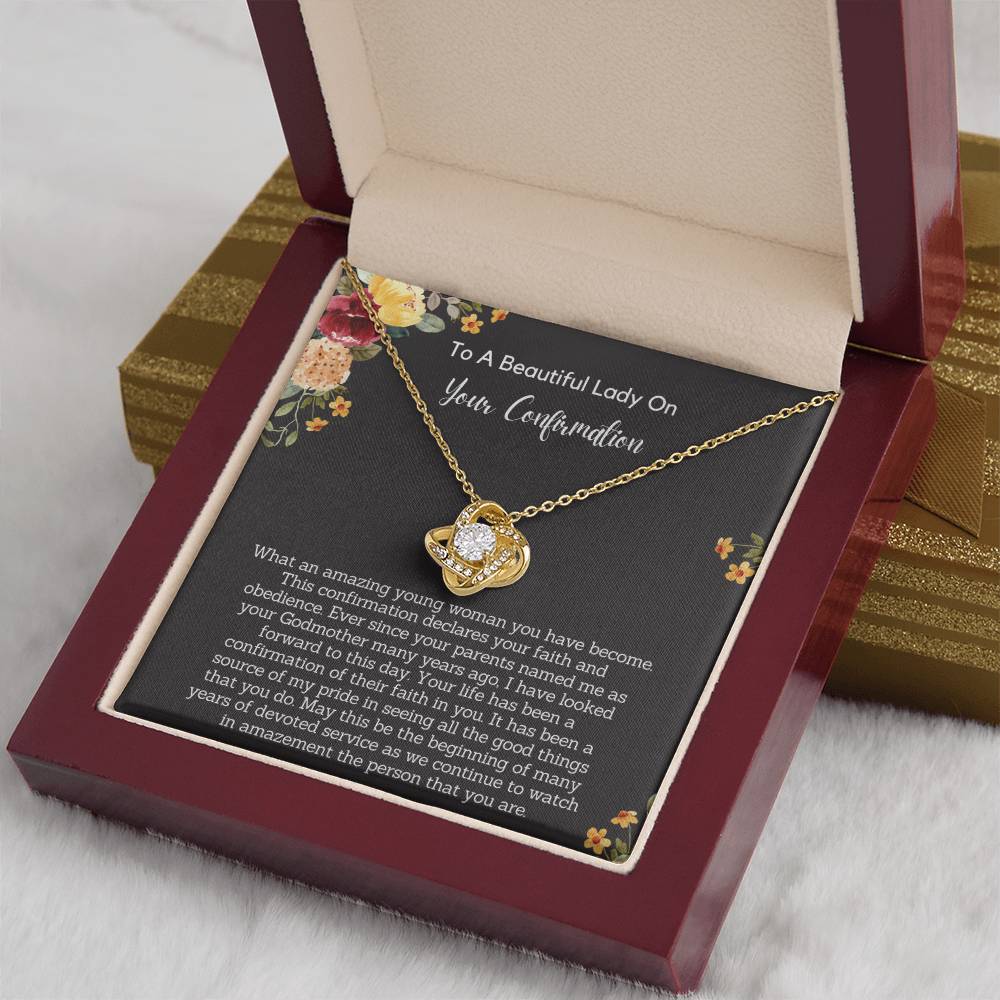 Confirmation Gift from Godmother to a Beautiful Lady - What an amazing young woman you have become!