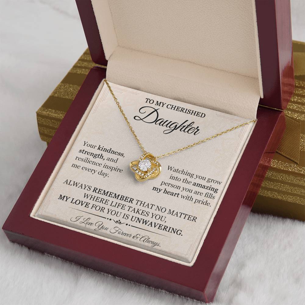 Gift for Daughter from Mother - My love for you in unwavering!