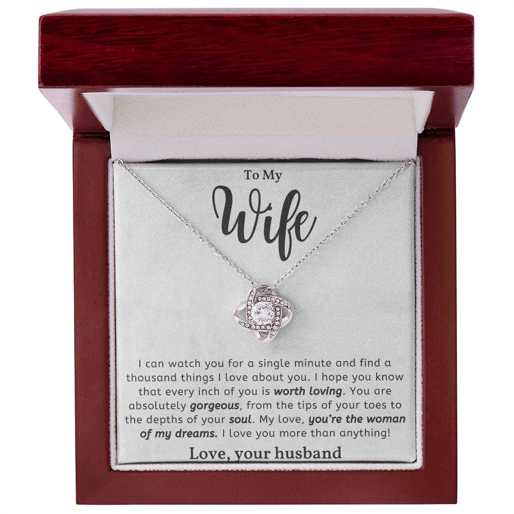 Romantic Gift for Wife - My love, I Love You more than anything!