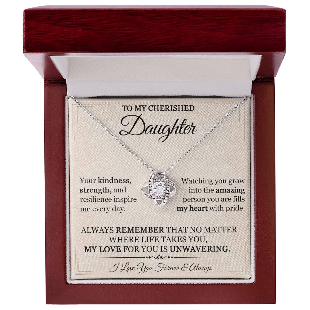 Gift for Daughter from Mother - My love for you in unwavering!