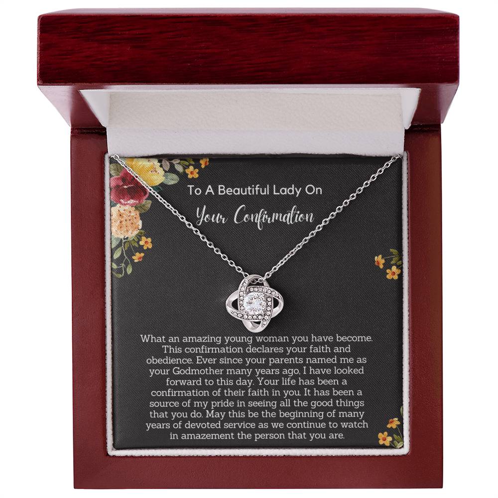 Confirmation Gift from Godmother to a Beautiful Lady - What an amazing young woman you have become!