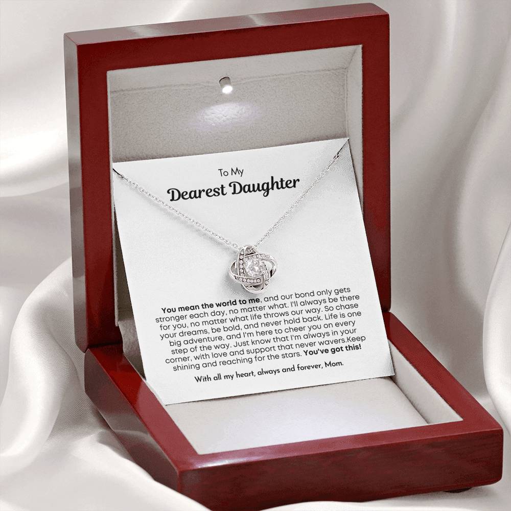 Gift for Daughter from Mom - You mean the world to me, You've got this!