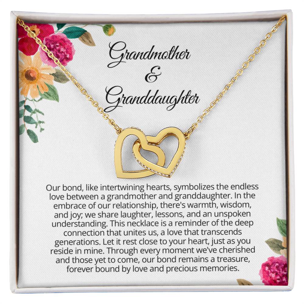 Grandmother & Granddaughter Gift - Our bond remains a treasure, forever bound by love