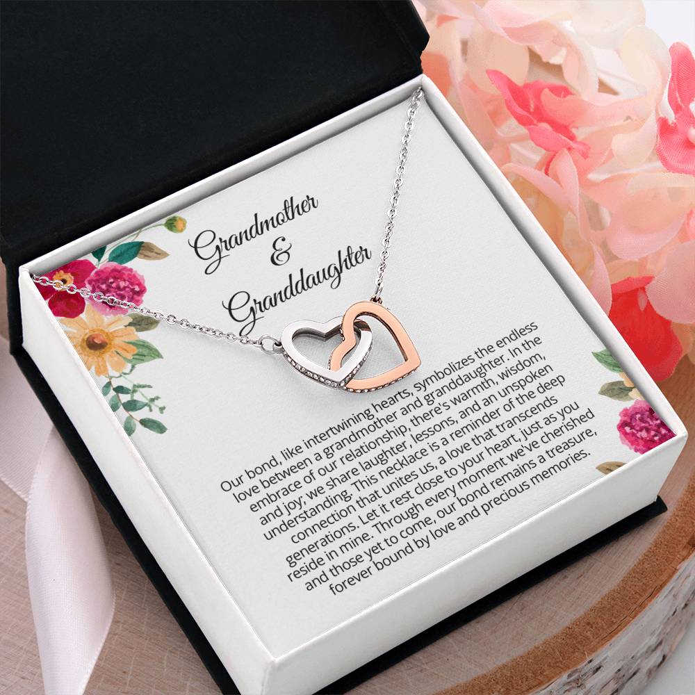 Grandmother & Granddaughter Gift - Our bond remains a treasure, forever bound by love