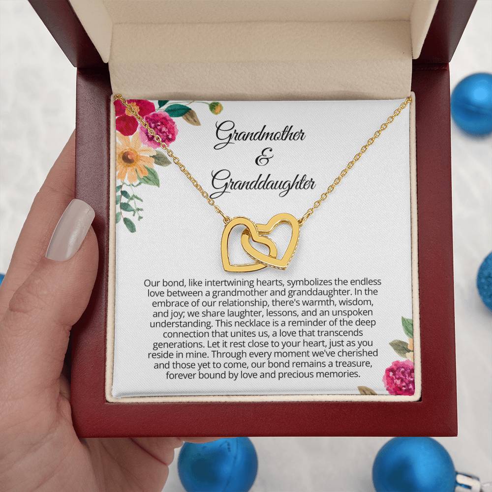 Grandmother & Granddaughter Gift - Our bond remains a treasure, forever bound by love