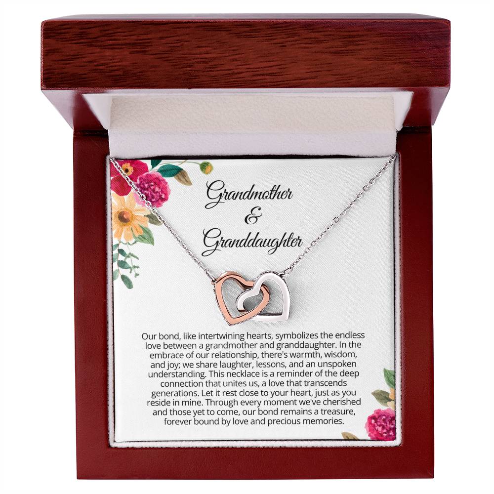 Grandmother & Granddaughter Gift - Our bond remains a treasure, forever bound by love