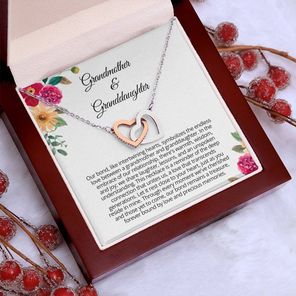 Grandmother & Granddaughter Gift - Our bond remains a treasure, forever bound by love