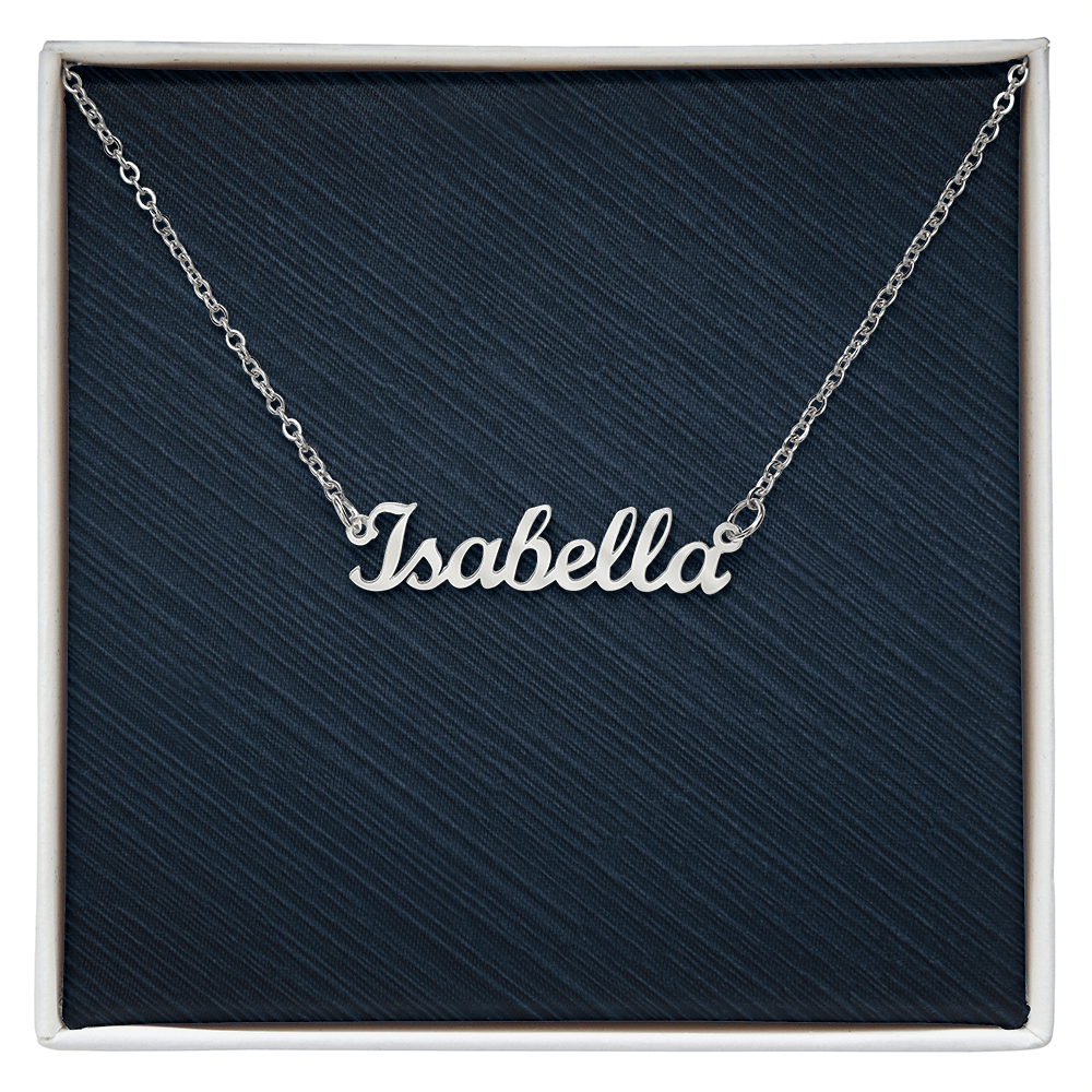 Personalized Custom Name Necklace, Famprecious Gifts CUSTOM Name Necklace Chain Gift for Her