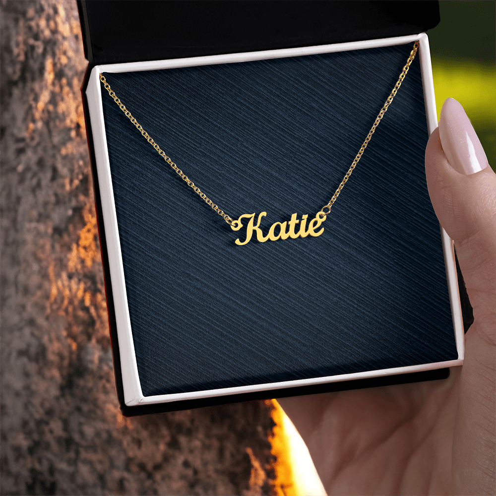 Personalized Custom Name Necklace, Famprecious Gifts CUSTOM Name Necklace Chain Gift for Her