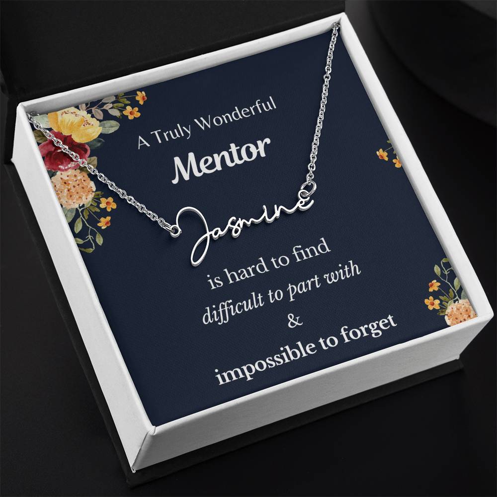 Signature Style name necklace
