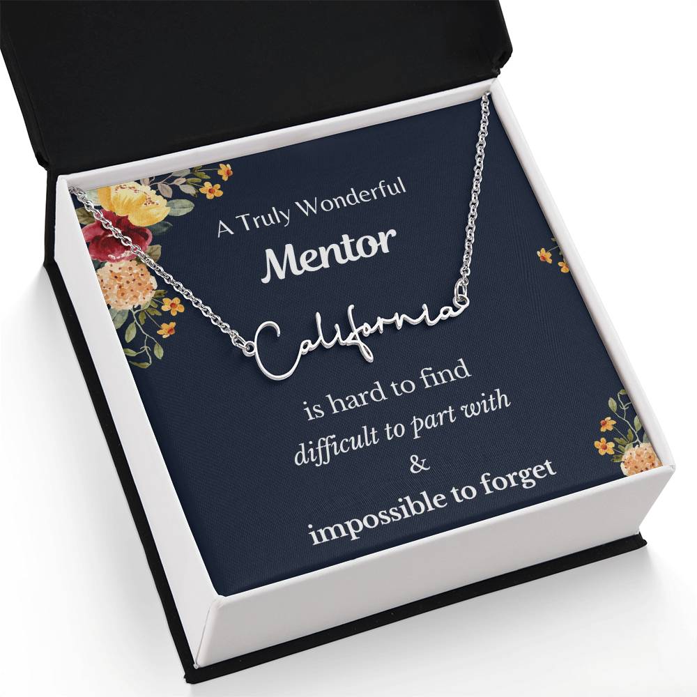Signature Style name necklace