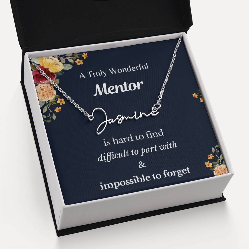 Signature Style name necklace