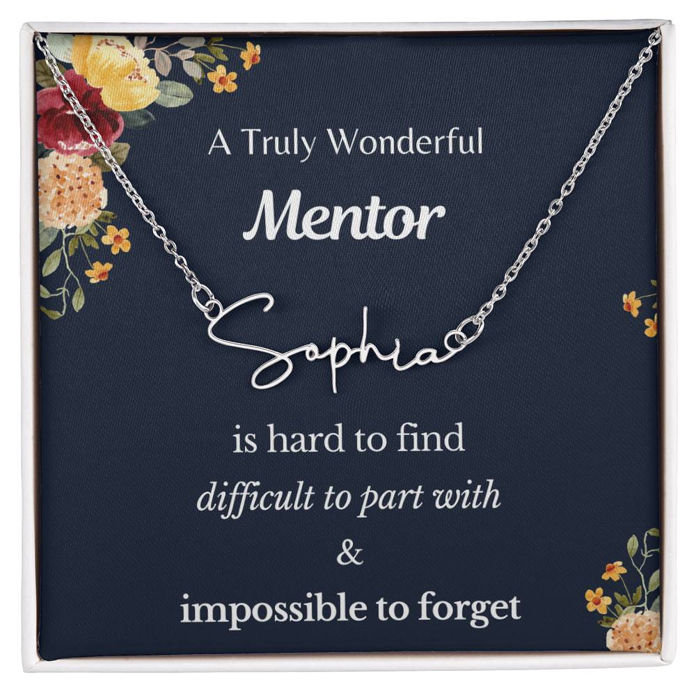 Signature Style name necklace