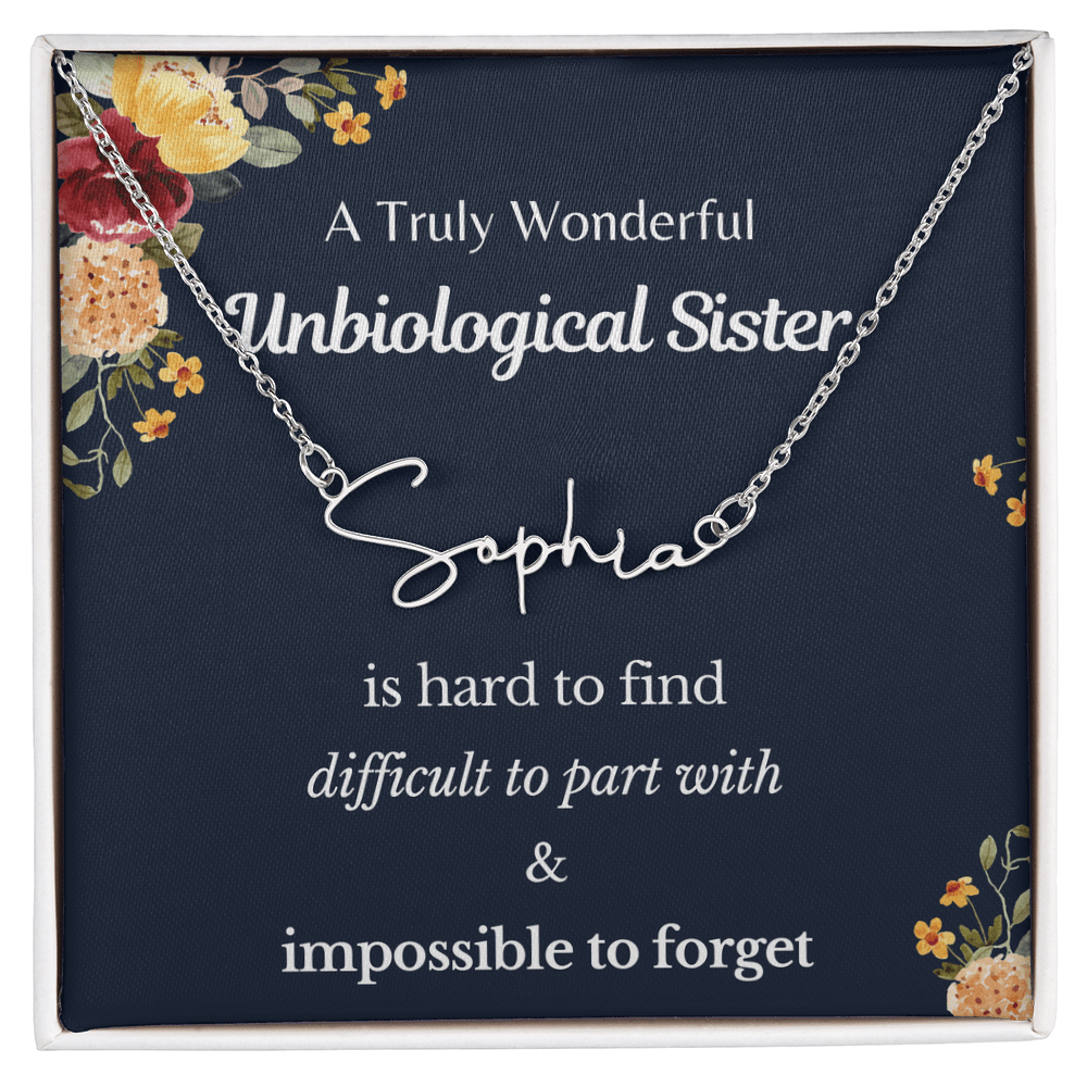 Signature Style name necklace