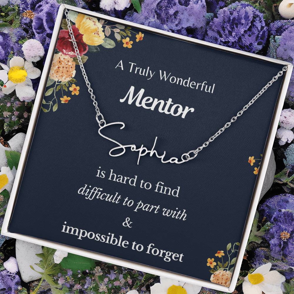 Signature Style name necklace