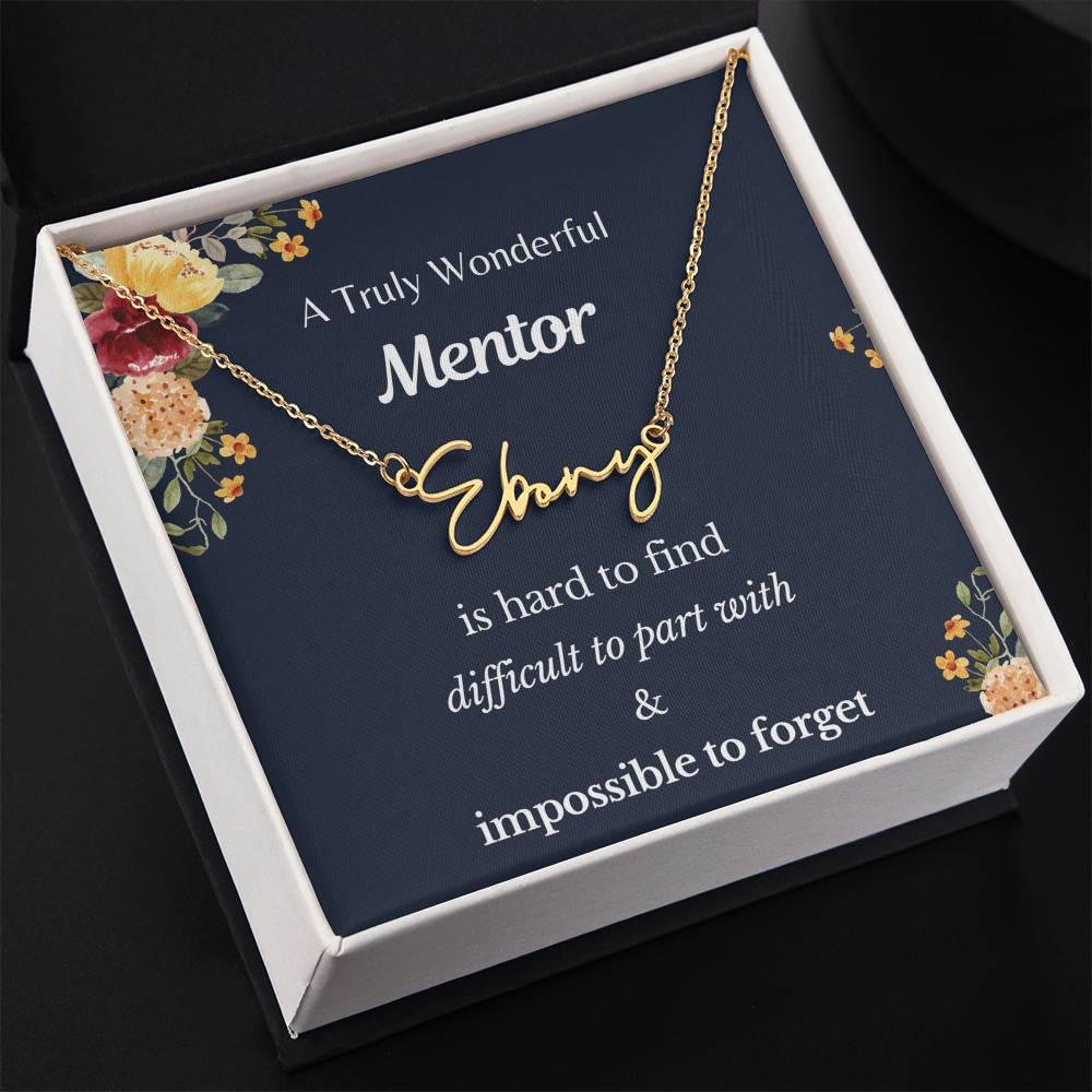 Signature Style name necklace