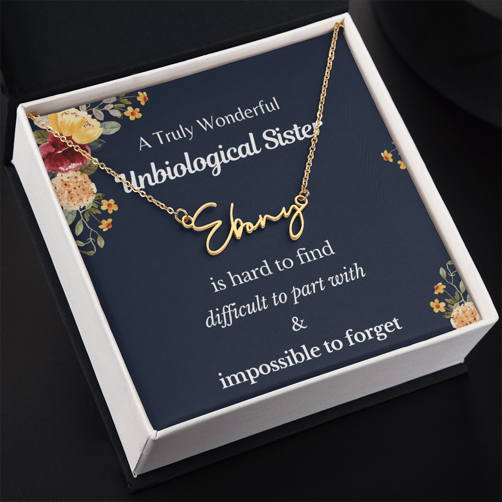 Signature Style name necklace