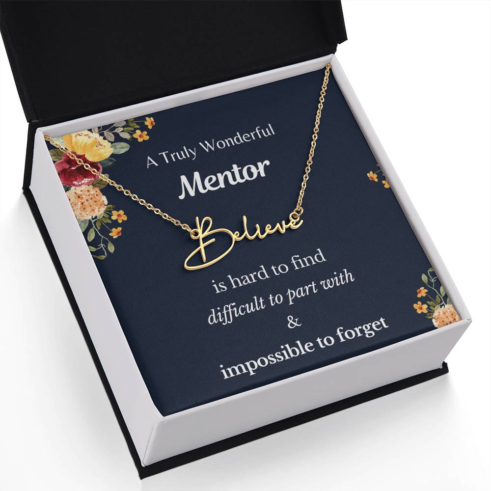 Signature Style name necklace